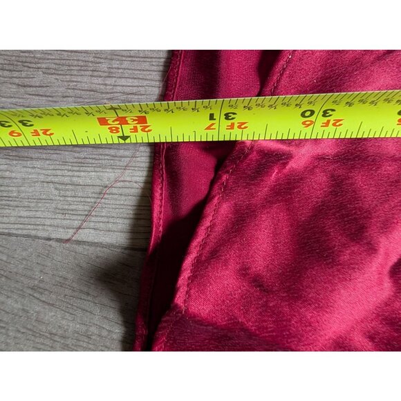 Victorias Secret Red 100% Silk Kimono Robe With Lace Trim Size S/M 100% Silk NWT - Picture 7 of 7